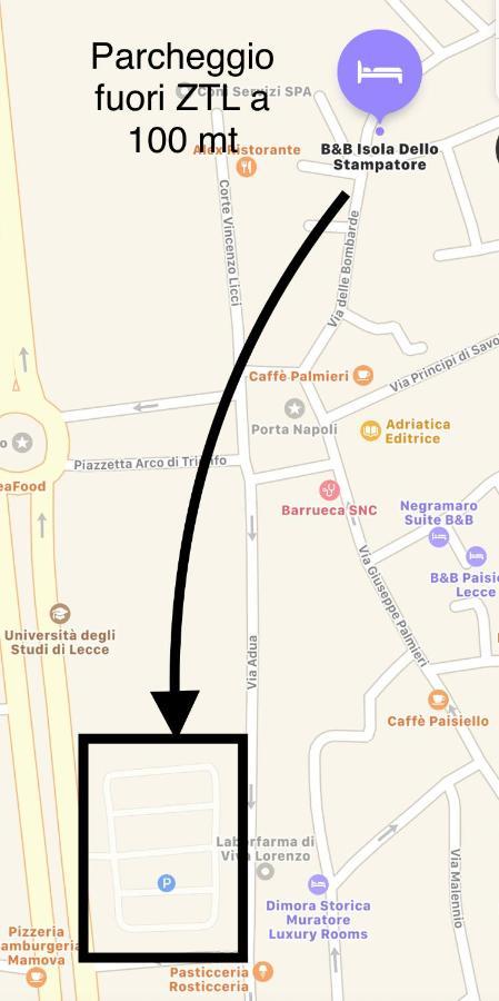 B&B Isola Dello Stampatore Lecce Dış mekan fotoğraf